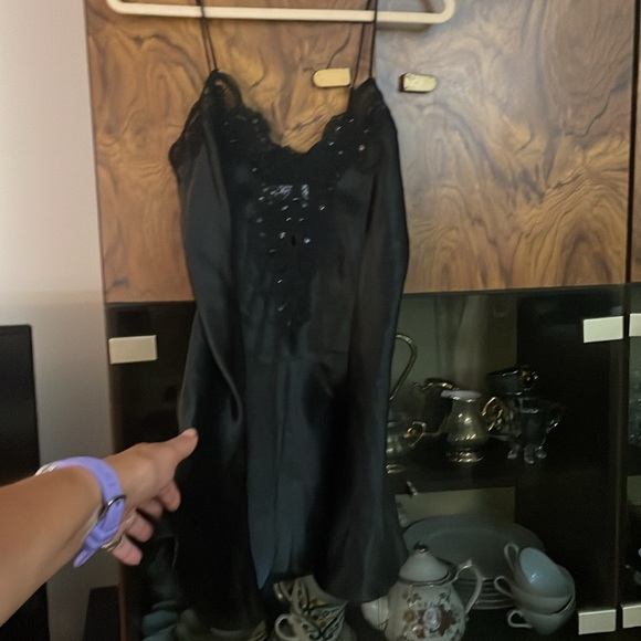 Etienne Vintage Black sexy sequins Nighty Med never worn - Picture 3 of 15